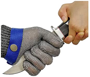 Chain gloves.
