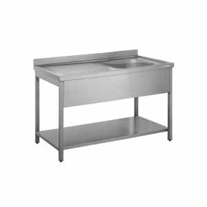 stainless steel commercial sink